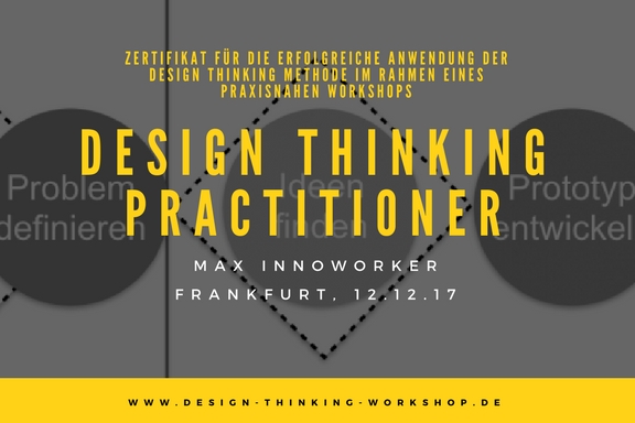 Design Thinking Zertifizierung – Zertifikat für Design Thinking Practitioner