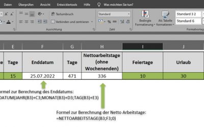 Excel Tastenkombination für die häufigsten Anwendungsfälle